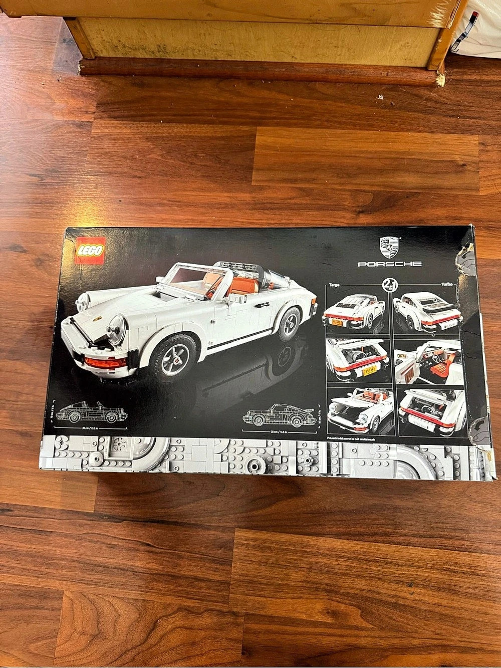 LEGO Porsche 911 White & Black Set 10295
